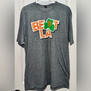 Mens San Francisco Giants beat LA Irish Hertitage T Shirt